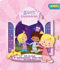 Tonies Zoés Zauberschrank - Eule / Regenbogenrätsel / Schatz Ahoi / Farbe Rosa [DACH] -Tonies 30521061 03
